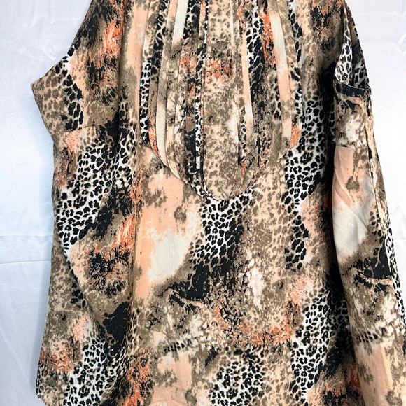 Pink Collection Sleeveless Tunic Animal Print Mixture Size Large - Picture 5 of 8